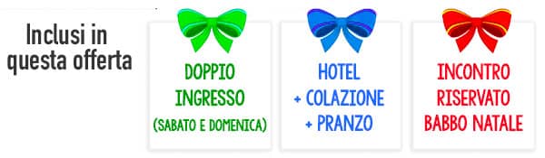 Inclusi nell'offerta weekend