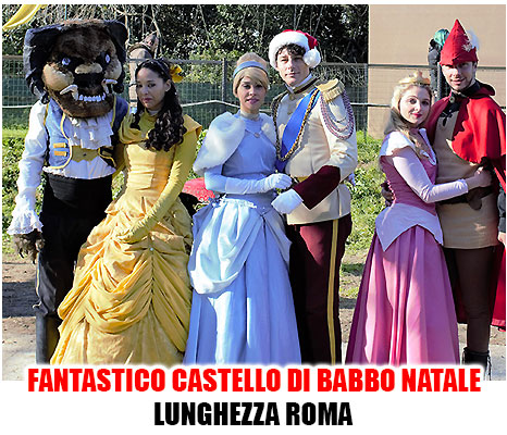 Ballo delle Principesse al Fantastico Castello di Babbo Natale Lunghezza Roma