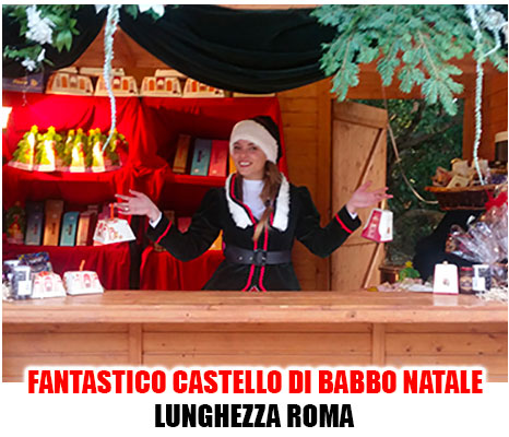 Elfe Nataline al Fantastico Castello di Babbo Natale Lunghezza Roma