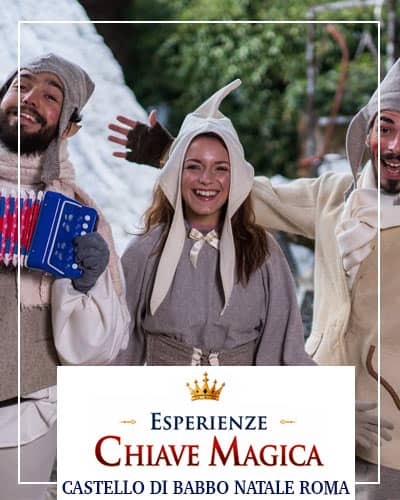 Babbo Natale Roma Castello di Lunghezza esperienza Chiave Magica