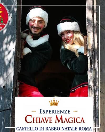 Babbo Natale Roma Castello di Lunghezza esperienza Chiave Magica