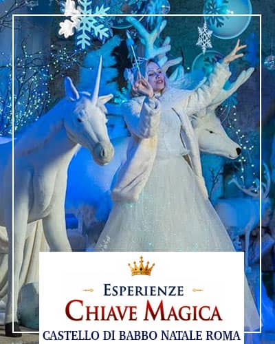Babbo Natale Roma Castello di Lunghezza esperienza Chiave Magica